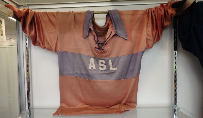 American Soccer League All-Star Team uniform worn by Jack Hynes vs. Everton of England in 1956.